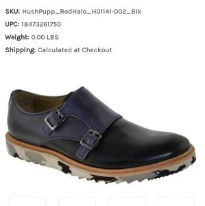 Men’s Hush Puppies Black and Blue Roderick Halo- Sz 9